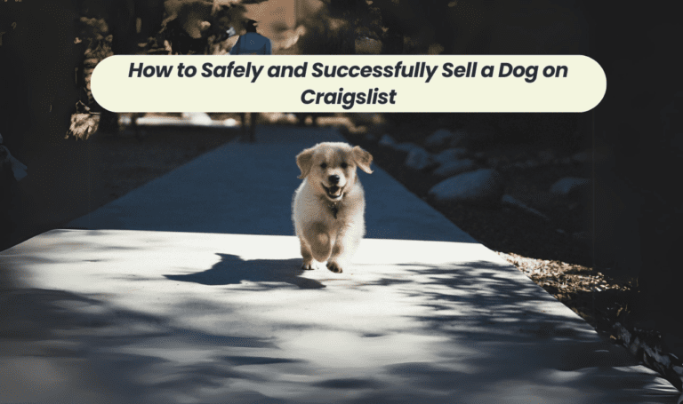 How to Safely and Successfully Sell a Dog on Craigslist