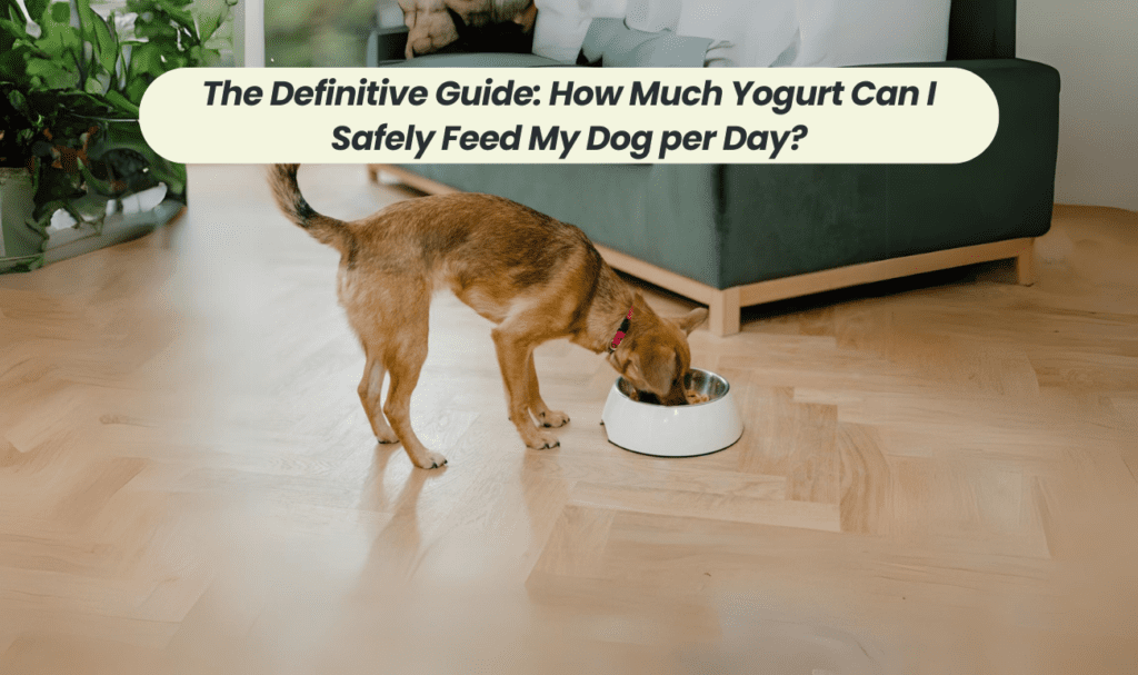 The Definitive Guide: How Much Yogurt Can I Safely Feed My Dog per Day?