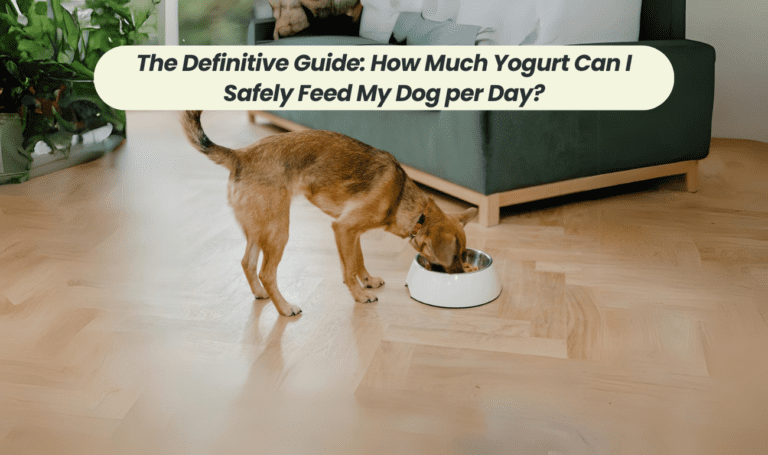 The Definitive Guide: How Much Yogurt Can I Safely Feed My Dog per Day?